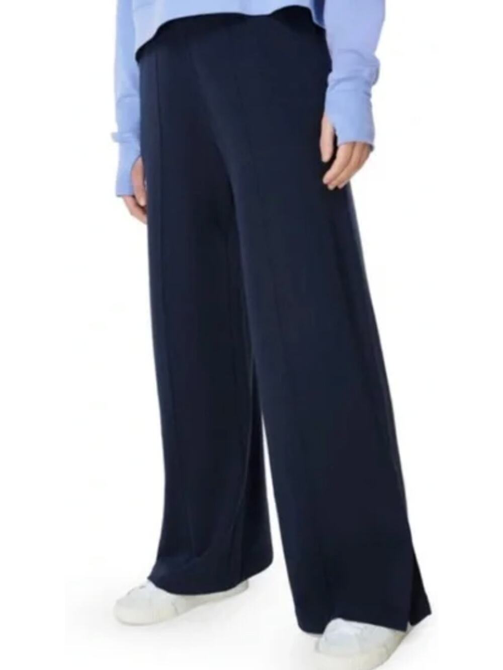 Sweaty Betty Ponte Wide Leg Trouser Pants Navy Size XXL Petite NWT